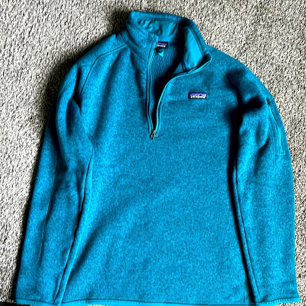 Women’s Patagonia Sweater, XL, teal green, like new